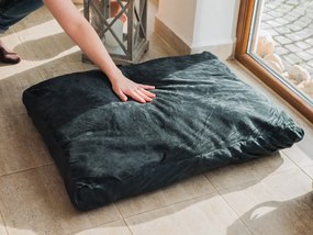 Miękka poduszka dla psa ROYAL PET 75x60 cm, czarna