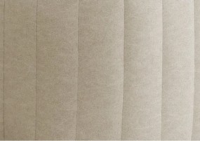 Pufa LAREN w kolorze kremowym w tkaninie CASTEL 03