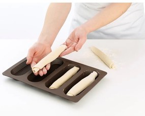 Silikonowe formy do pieczenia bagietek/chleba zestaw 3 szt. Essential – Lékué