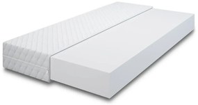 Łóżko młodzieżowe VIVO 2 100x200 różowe z tapicerowanym panelem i szufladą MKPOL