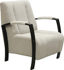 Nowoczesny fotel Looft w kolorze jasnoszarym-ponadczasowy styl