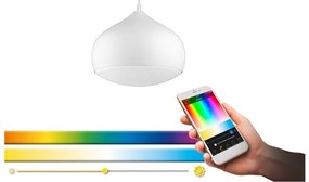 Eglo 98047 - LED RGBW 18W 230V ściemnialny żyrandol COMBA-C z pilotem BT