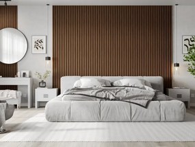 Mexen Lam-F lamele ścienne akustyczne 275 x 30 cm, filc 8 mm, fornir techniczny, Mahoń Rubinowy - S105-275307-3015-013