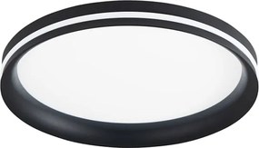 Isy - Aluminiowa lampa sufitowa LED Fabas Luce - Zintegrowana dioda LED 64W IP20 Czarna