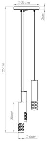 Lampa wisząca LIRO 3P biała SOLLUX  LIGHTING
