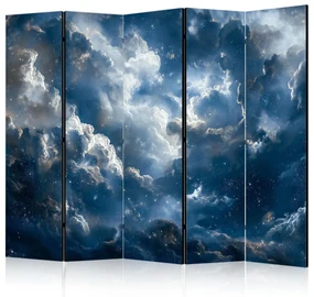 Parawan jednostronny Pejzaże 225x172 cm 5-częściowy niebieski ARTGEIST B