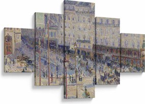 Obraz - Camille Pissarro, The Place du Havre, reprodukcje (125x70 cm)