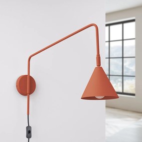 Kinkiet NOX ochra czerwona SOLLUX  LIGHTING