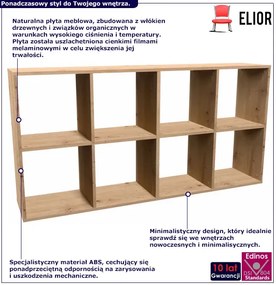 Komorowy regał na zabawki dąb artisan D8-M69