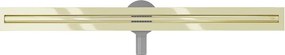 Mexen Flat 360° Slim odpływ liniowy obrotowy 90 cm, złoty - 1541090