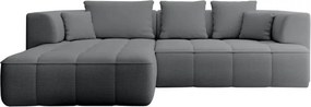 Narożnik ALBIO S Lewostronny z elektryczną regulacją siedziska, funkcja spania, wolnostojący w tkaninie EDEN 19 WERSAL