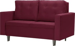 Sofa rozkładana 2os z funkcją spania GUEST Czerwony