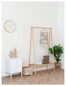 Jasnobrązowy koc z bawełny z recyklingu 130x180 cm Adana – House Nordic