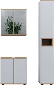 Zestaw mebli łazienkowych biały/artystyczny 60x30x62 didi