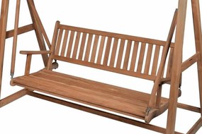 Drewniana huśtawka ogrodowa HOLLYWOOD DIVERO - drewno tekowe