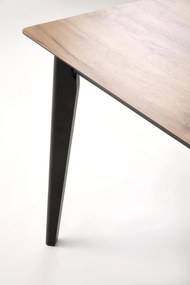 Rozkładany stół Gulian Halmar na czarnych nogach