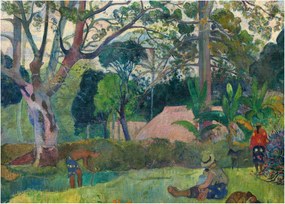 Obraz - Paul Gauguin, Te raau rahi (The Big Tree), reprodukcje (70x50 cm)