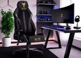Fotel gamingowy Katandor – ergonomiczny fotel obrotowy z regulacją, ekoskóra