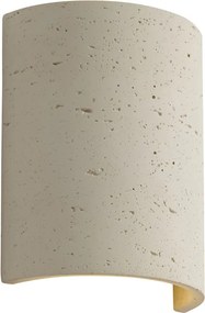Lampa ścienna Japandi beżowa 2-punktowa - Travi