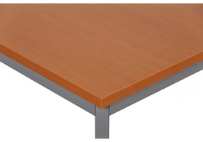 Stół jadalniany TRIVIA, 160x80 cm, ciemnoszara podstawa, czereśnia