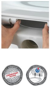 Deska sedesowa wolnoopadająca Premium, Fix-Clip materiał Duroplast, WENKO