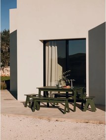 Stół ogrodowy z litego drewna sosnowego 77x140 cm Navo – noo.ma