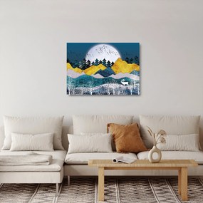 Obraz na szkle - Krajobraz polarny (70x50 cm)