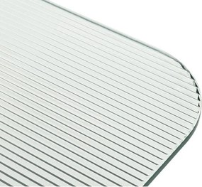 Zielony stolik ze szklanym blatem 55x105 cm Kob – noo.ma