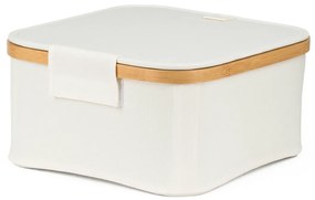 Pojemnik do przechowywania G21 30 x 30 x 15 cm, bambusowy z pokrywką, beżowy