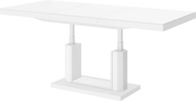 Ławostół z podnoszonym i rozkładanym blatem Quadro Lux biały