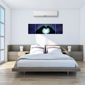 Obraz - Miłość symboliczna (170x50 cm)