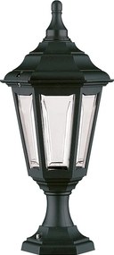 Lampa zewn?trzna CLIC-CLAC 6 w stylu klasycznym - Wysoko?? 44 cm - E27 42W - poliamid - ip44 - czarny