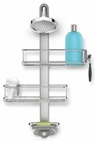 Simplehuman Regulowany uchwyt pod prysznic zpółkami