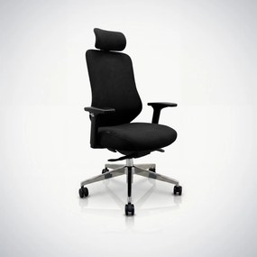 Ergonomiczny fotel biurowy czarny AXIS