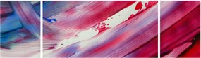 Obraz - różowo - niebieskie kolory (170x50 cm)