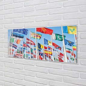 Szklany Panel Festiwal Flag Narodowych