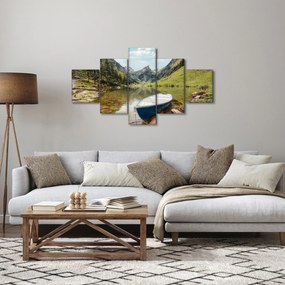 Obraz - Seealpsee, jezioro w Szwajcarii (125x70 cm)