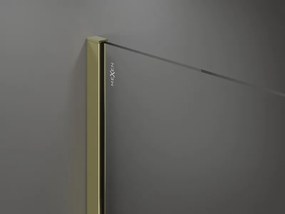 Mexen Kioto ścianka prysznicowa Walk-in 70 x 200 cm, transparent 8 mm, złota - 800-070-101-50-00