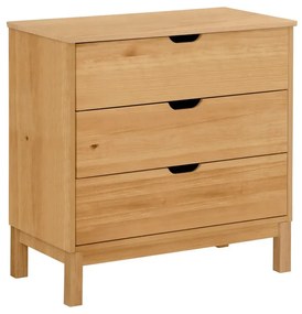 Niska komoda z drewna sosnowego w naturalnym kolorze 76x75 cm Post – Støraa
