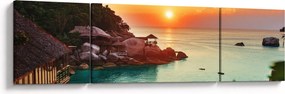 Obraz pięknej plaży (170x50 cm)