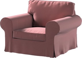Pokrowiec na fotel Ektorp kolor fioletowy tkanina welwetowa