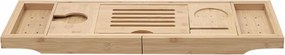 Mexen Bamboo półka na wanne 70-105 cm, bambus natural - 701170-00