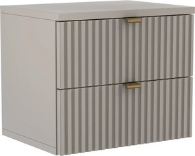 Wisząca szafka nocna beżowa A7-R35
