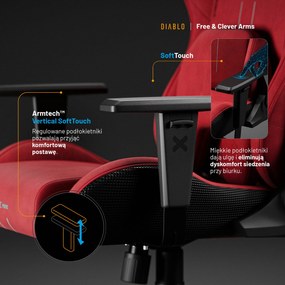 Fotel Diablo X.One Prime, Bloody Mary, Normal Size