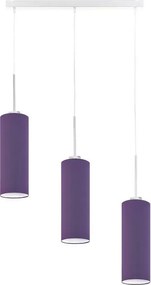 Lampa wisząca nad stół z białym stelażem - P6-A48