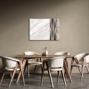 Obraz - Marmur ze srebrnymi liniami (70x50 cm)