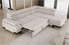 Narożnik SELVA L z funkcją spania i pojemnikiem SALVADOR 01 WERSAL