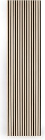 Drewniany panel akustyczny, 2400 x 600 mm, B2BP008, 5 szt, dąb sonoma