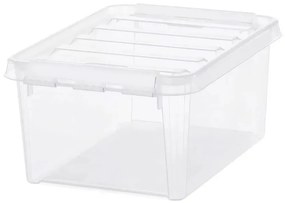 SmartStore Pojemnik z białymi klipsami Classic, 8l, 8 l