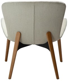 Kremowy fotel z materiału bouclé Paragon – DAN-FORM Denmark